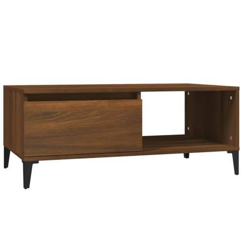 Stolić za kavu smeđi hrast 90x50x36,5 cm konstruirano drvo - Smeđi hrast 1 Cijena