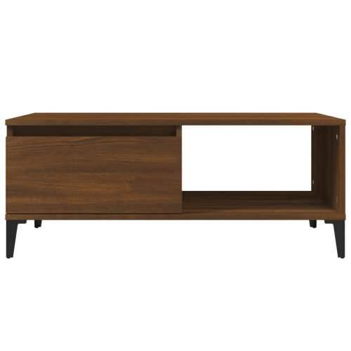 Stolić za kavu smeđi hrast 90x50x36,5 cm konstruirano drvo - Smeđi hrast 1 Cijena