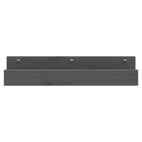 Zidne police 2 kom sive 50 x 12 x 9 cm od masivne borovine - Siva 50 x 12 x 9 cm 1 Cijena