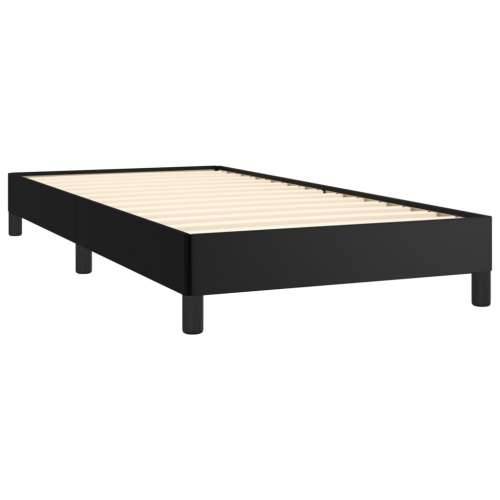 Okvir za krevet crni 90x190 cm od umjetne kože Cijena