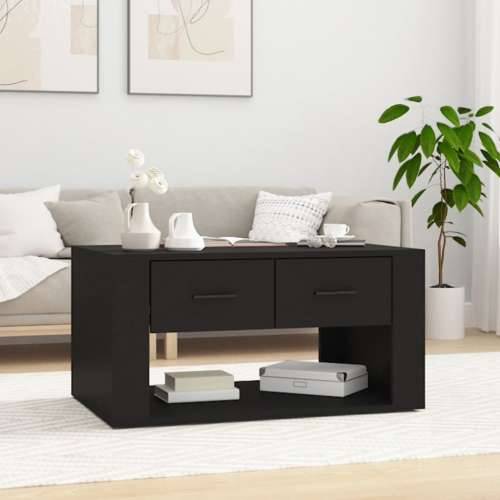 Stolić za kavu crni 80 x 50 x 40 cm od konstruiranog drva - Crna 1 Cijena