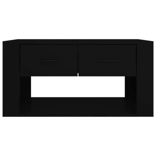 Stolić za kavu crni 80 x 50 x 40 cm od konstruiranog drva - Crna 1 Cijena