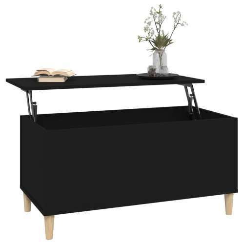 Stolić za kavu crni 90 x 44,5 x 45 cm od konstruiranog drva - Crna 1 90 cm Cijena