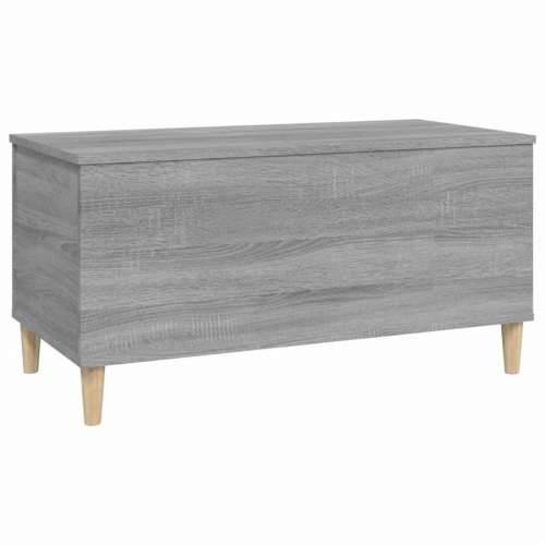 Stolić za kavu siva boja hrasta 90x44,5x45 cm konstruirano drvo - Sivi hrast sonoma 1 90 cm Cijena