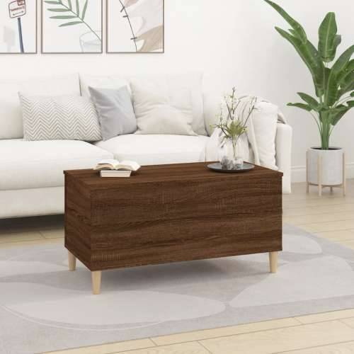 Stolić za kavu boja hrasta 90 x 44,5 x 45 cm konstruirano drvo - Smeđi hrast 1 90 cm Cijena