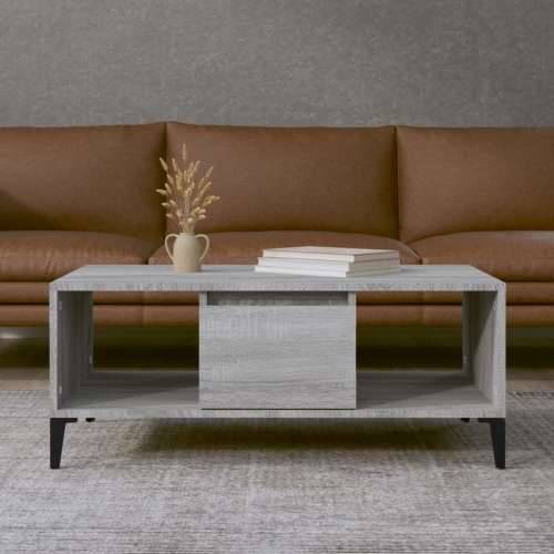 Stolić za kavu boja sivog hrasta 90x50x36,5cm konstruirano drvo - Sivi hrast sonoma 1 Cijena