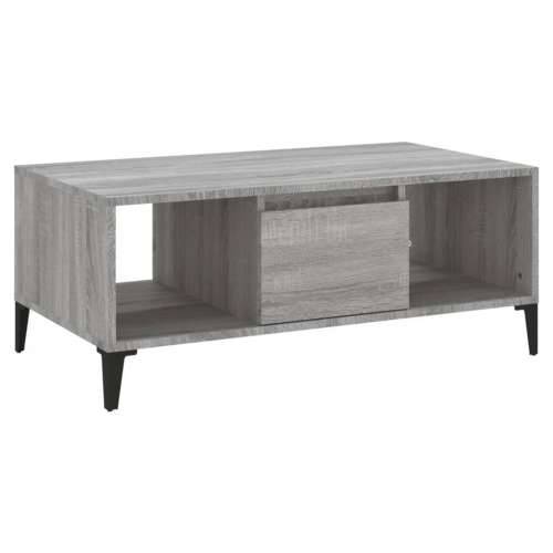 Stolić za kavu boja sivog hrasta 90x50x36,5cm konstruirano drvo - Sivi hrast sonoma 1 Cijena