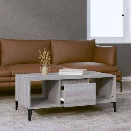 Stolić za kavu boja sivog hrasta 90x50x36,5cm konstruirano drvo - Sivi hrast sonoma 1 Cijena