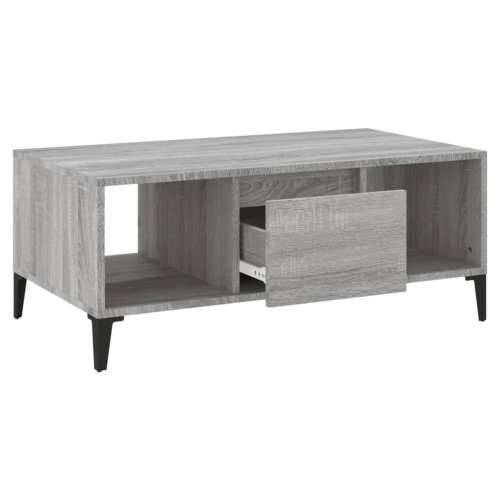 Stolić za kavu boja sivog hrasta 90x50x36,5cm konstruirano drvo - Sivi hrast sonoma 1 Cijena