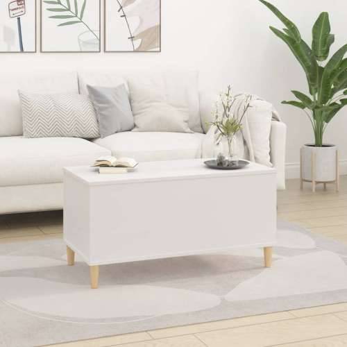 Stolić za kavu bijeli 90 x 44,5 x 45 cm od konstruiranog drva - Bijela 1 90 cm Cijena