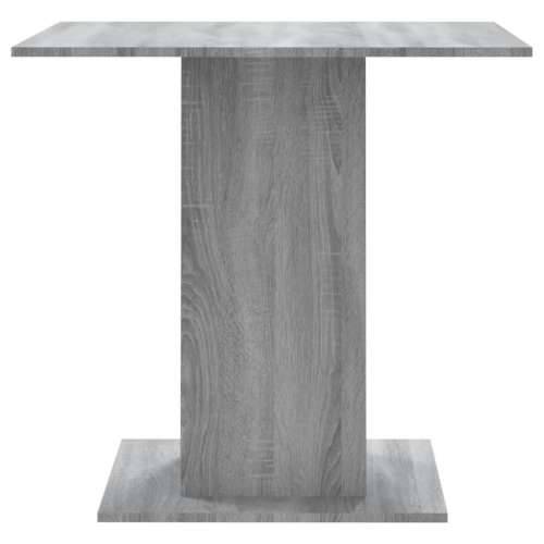 Blagovaonski stol boja hrasta 80 x 80 x 75 cm konstruirano drvo Cijena