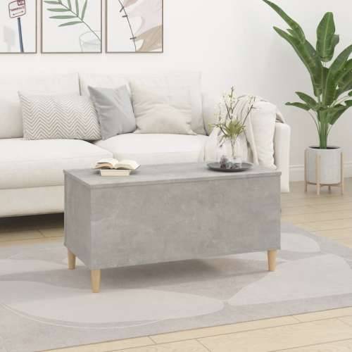 Stolić za kavu siva boja betona 90x44,5x45 cm konstruirano drvo - Beton siva 1 90 cm Cijena