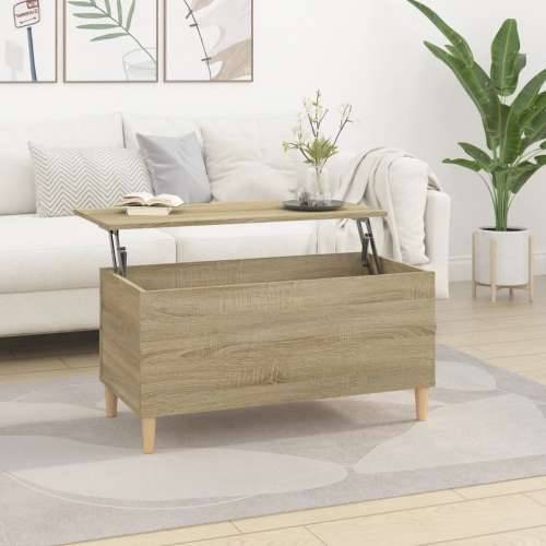 Stolić za kavu boja hrasta 90 x 44,5 x 45 cm konstruirano drvo - sonoma hrast 1 90 cm Cijena