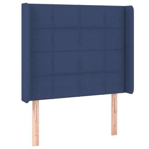 LED uzglavlje plavo 93 x 16 x 118/128 cm od tkanine - Plava 93 x 16 x 118/128 cm 1 Cijena