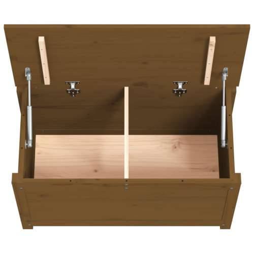 Kutija za pohranu boja meda 80x40x45,5 cm od masivne borovine - boja meda 80 x 40 x 45.5 cm 1 Cijena