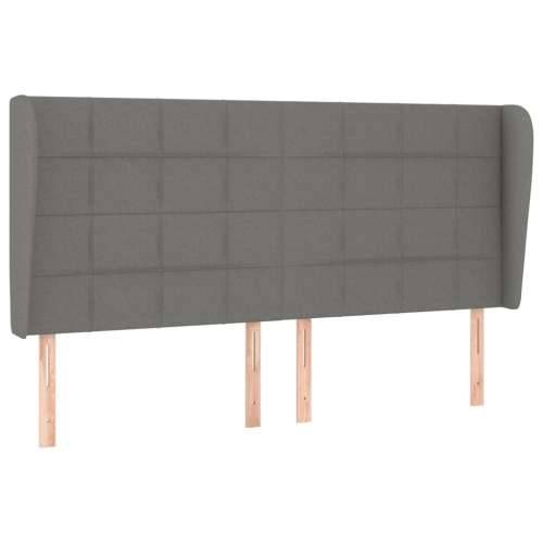 Okvir kreveta s oprugama i madrac svjetlosivi 160x200cm tkanina - Tamno siva 160 x 200 cm Blok s kvadratima Cijena