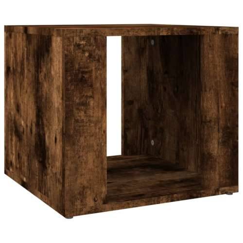 Noćni ormarić boja hrasta 41 x 40 x 36 cm od konstruiranog drva - Dimljeni hrast 1 Cijena