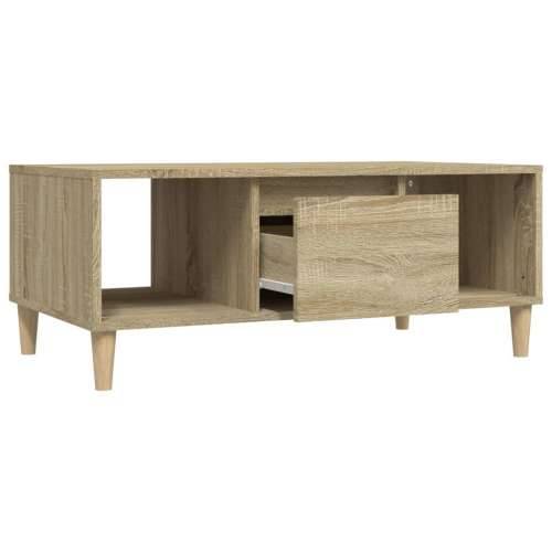 Stolić za kavu boja hrasta 90x50x36,5 cm konstruirano drvo - sonoma hrast 1 Cijena