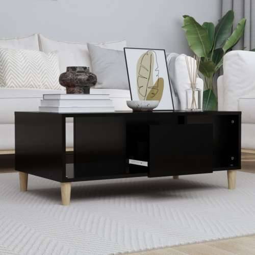 Stolić za kavu crni 90 x 50 x 36,5 cm od konstruiranog drva - Crna 1 Cijena