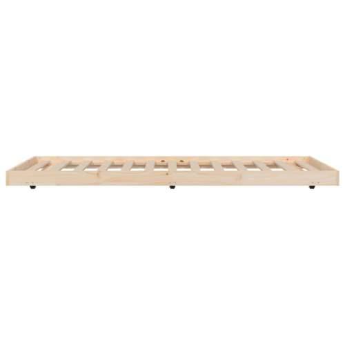 Okvir kreveta bez madraca 90 x 200 cm od masivne borovine - Prirodna 90 x 200 cm Cijena