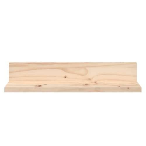 Zidne police 2 kom 50 x 11 x 9 cm od masivne borovine - Prirodna 50 x 11 x 9 cm 1 Cijena
