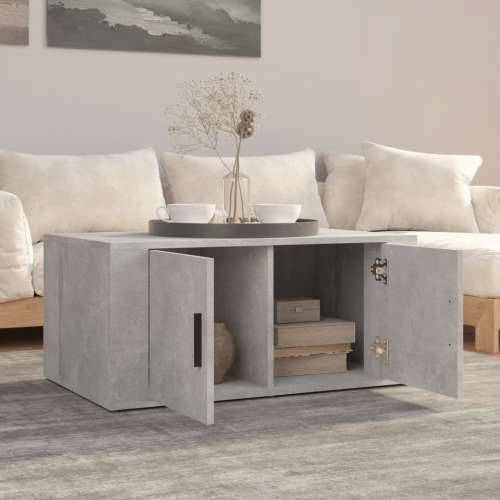 Stolić za kavu boja betona 80x50x36 cm konstruirano drvo - Beton siva 1 Cijena