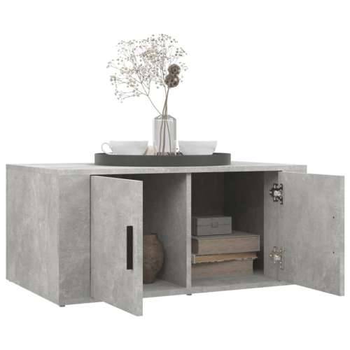 Stolić za kavu boja betona 80x50x36 cm konstruirano drvo - Beton siva 1 Cijena