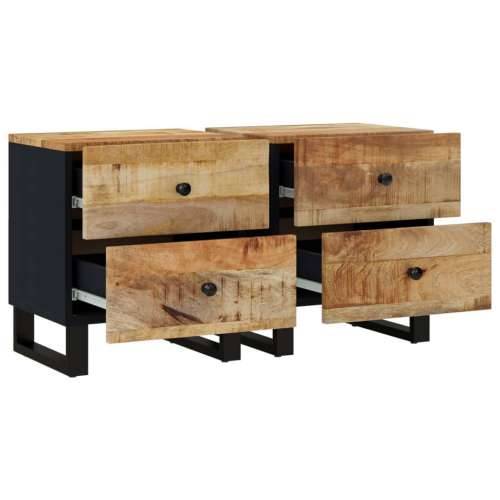 Noćni ormarići 2 kom 40 x 33 x 46 cm od masivnog drva manga - 2 masivno drvo manga Cijena