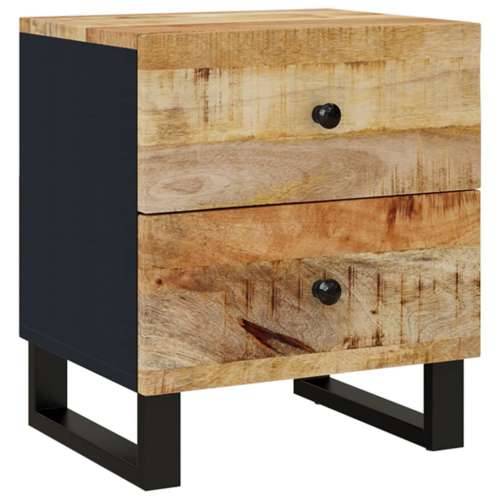 Noćni ormarići 2 kom 40 x 33 x 46 cm od masivnog drva manga - 2 masivno drvo manga Cijena