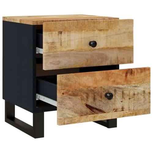 Noćni ormarići 2 kom 40 x 33 x 46 cm od masivnog drva manga - 2 masivno drvo manga Cijena