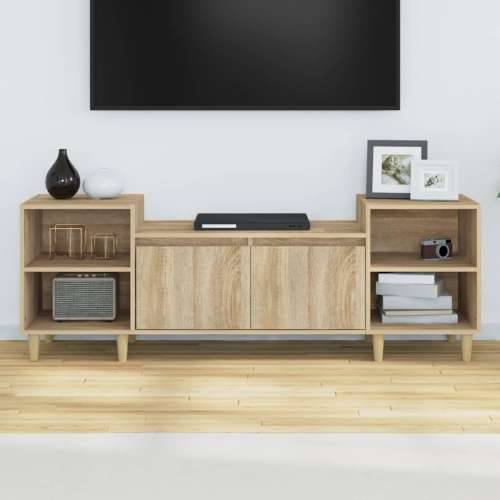 TV ormarić boja hrasta sonome 160x35x55 cm konstruirano drvo - sonoma hrast 1 Cijena