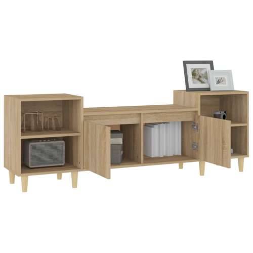 TV ormarić boja hrasta sonome 160x35x55 cm konstruirano drvo - sonoma hrast 1 Cijena
