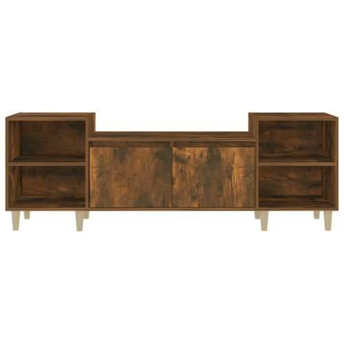 TV ormarić boja dimljenog hrasta 160x35x55 cm konstruirano drvo - Dimljeni hrast 1 Cijena