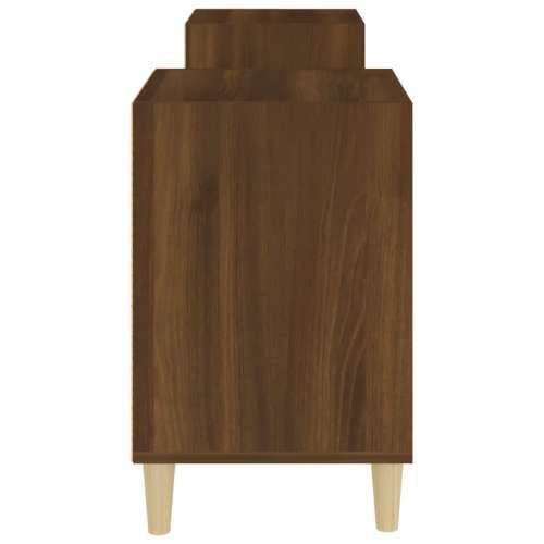 TV ormarić boja smeđeg hrasta 160x35x55 cm konstruirano drvo - Smeđi hrast 1 Cijena