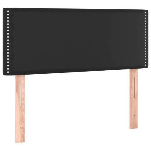 Krevet s oprugama i madracem crni 90x190 cm od umjetne kože - Crna 90 x 190 cm Obično s čavlima Cijena