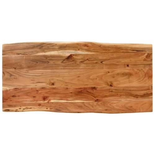 Blagovaonski stol 110 x 50 x 76 cm od masivnog bagremovog drva - Srebrno 110 x 50 x 76 cm table 1 Cijena
