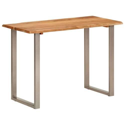 Blagovaonski stol 110 x 50 x 76 cm od masivnog bagremovog drva - Srebrno 110 x 50 x 76 cm table 1 Cijena