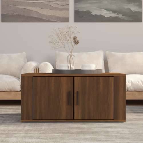 Stolić za kavu Smeđa hrasta 80x50x36 cm konstruirano drvo - Smeđi hrast 1 Cijena