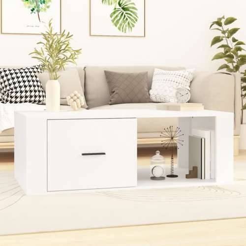 Stolić za kavu bijeli 100 x 50,5 x 35 cm od konstruiranog drva - Bijela 1 Cijena