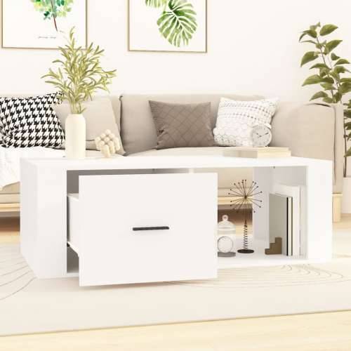 Stolić za kavu bijeli 100 x 50,5 x 35 cm od konstruiranog drva - Bijela 1 Cijena