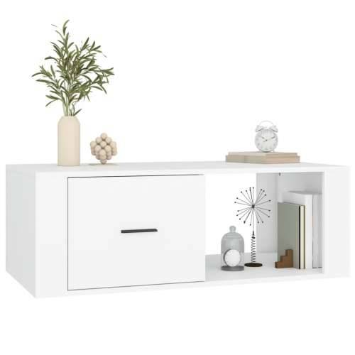 Stolić za kavu bijeli 100 x 50,5 x 35 cm od konstruiranog drva - Bijela 1 Cijena