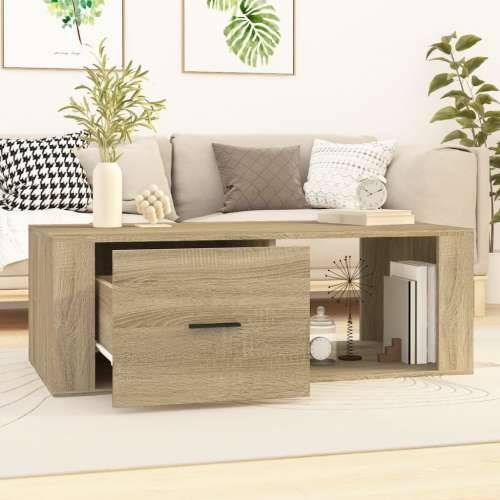 Stolić za kavu boja hrasta 100 x 50,5 x 35 cm konstruirano drvo - sonoma hrast 1 Cijena
