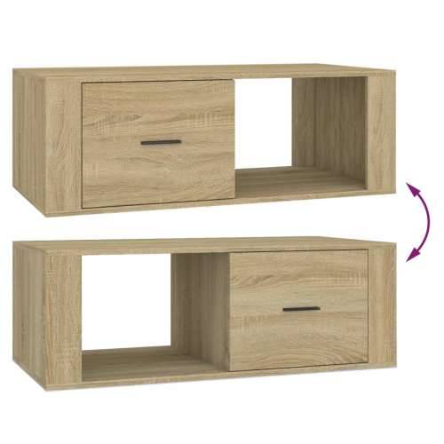 Stolić za kavu boja hrasta 100 x 50,5 x 35 cm konstruirano drvo - sonoma hrast 1 Cijena