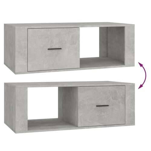 Stolić za kavu boja betona 100x50,5x35 cm konstruirano drvo - Beton siva 1 Cijena