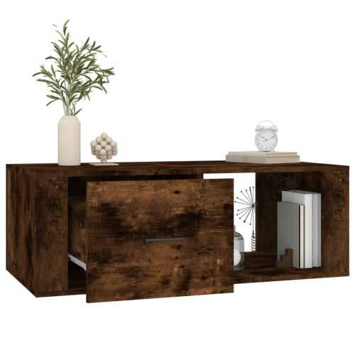 Stolić za kavu boja hrasta 100x50,5x35 cm konstruirano drvo - Dimljeni hrast 1 Cijena