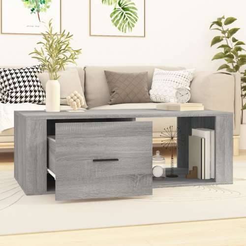 Stolić za kavu sivog hrasta 100x50,5x35 cm konstruirano drvo - Sivi hrast sonoma 1 Cijena