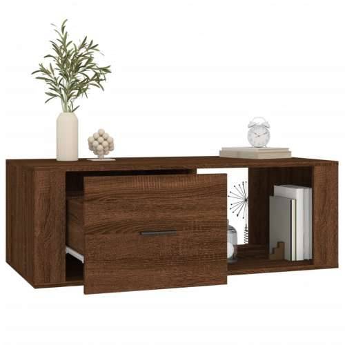 Stolić za kavu boja hrasta 100x50,5x35 cm konstruirano drvo - Smeđi hrast 1 Cijena
