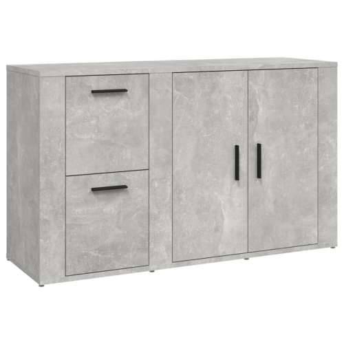 Komoda siva boja betona 100x33x59,5 cm od konstruiranog drva - Beton siva 1 Cijena