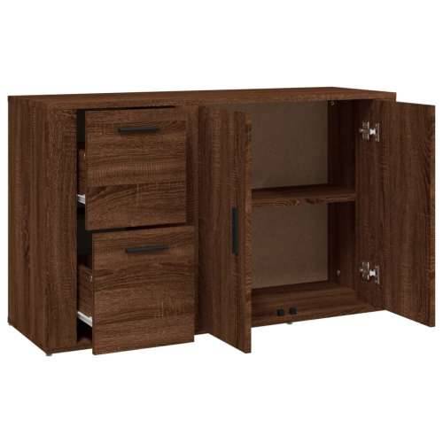 Komoda boja Smeđi hrasta 100x33x59,5 cm od konstruiranog drva - Smeđi hrast 1 Cijena