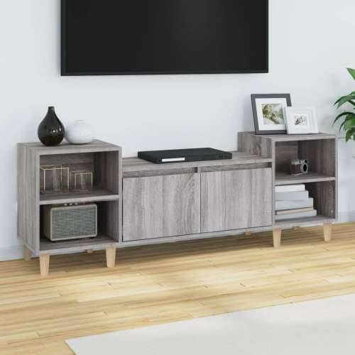 TV ormarić boja hrasta sonome 160x35x55 cm konstruirano drvo - Sivi hrast sonoma 1 Cijena